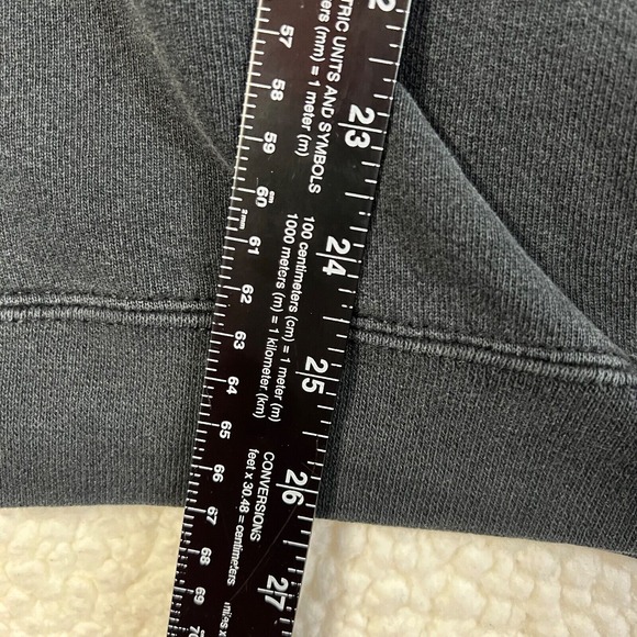 VTG Nike Sweater Men Large Black 80s Swoosh Embroidered Check Made in USA Cotton - Picture 6 of 13